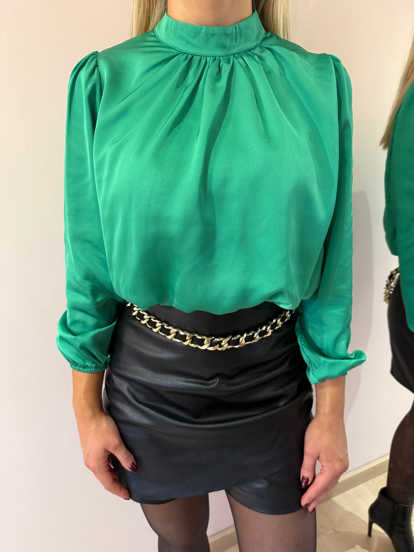 Blouse verte